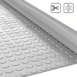 Gummiläufer | Grau | Gummimatte Mit Flachnoppen | Stärke: 3 Mm 11 Gummiläufer | Grau | Gummimatte Mit Flachnoppen | Stärke: 3 Mm -Floordirekt Gummimatten flachnoppen Grau 04