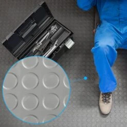 Gummiläufer | Grau | Gummimatte Mit Flachnoppen | Stärke: 3 Mm 15 Gummiläufer | Grau | Gummimatte Mit Flachnoppen | Stärke: 3 Mm -Floordirekt Gummimatten flachnoppen Grau 07