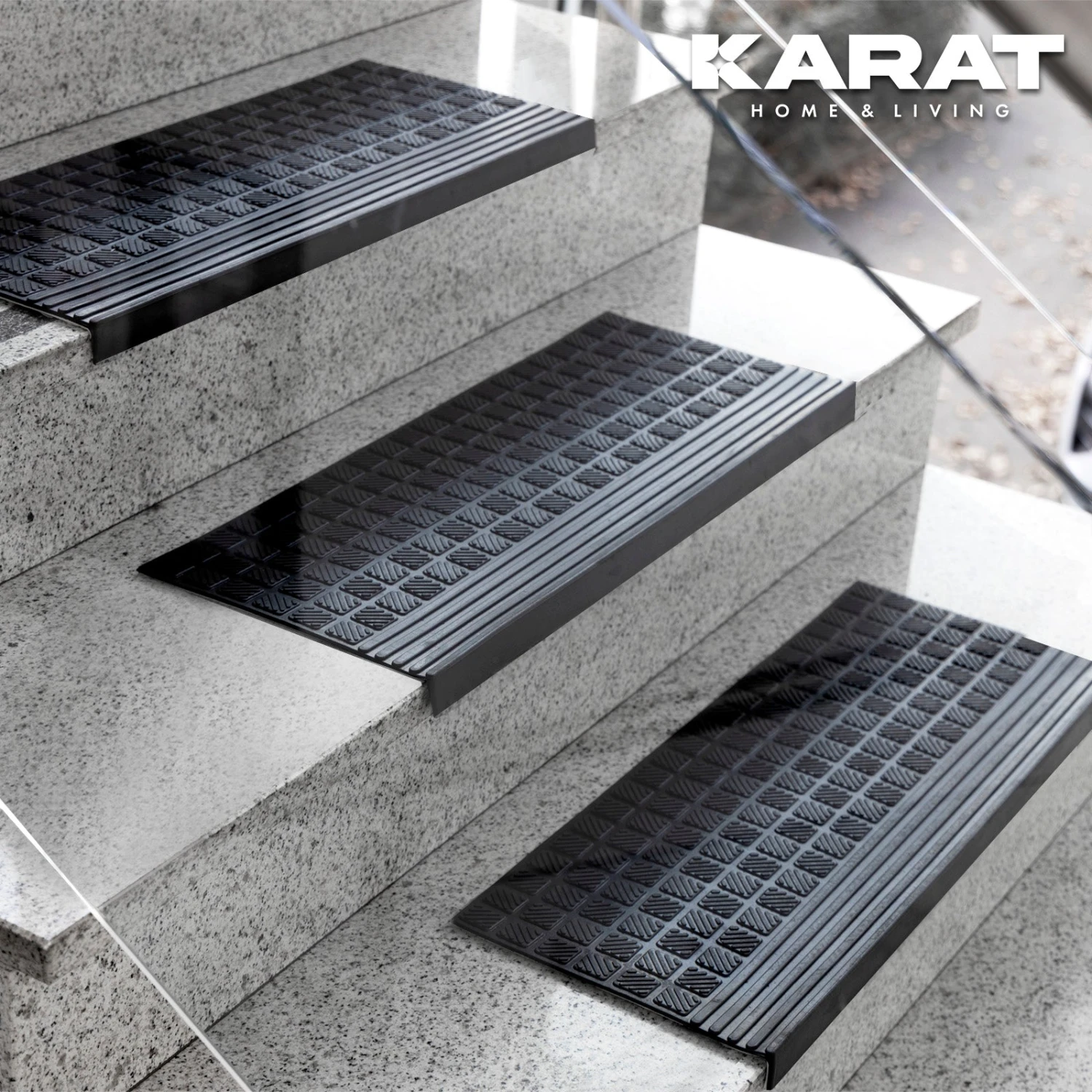 Gummi-Stufenmatten Für Außen | Diamond | 25 X 65 Cm 9 Gummi-Stufenmatten Für Außen | Diamond | 25 X 65 Cm – Bild 7