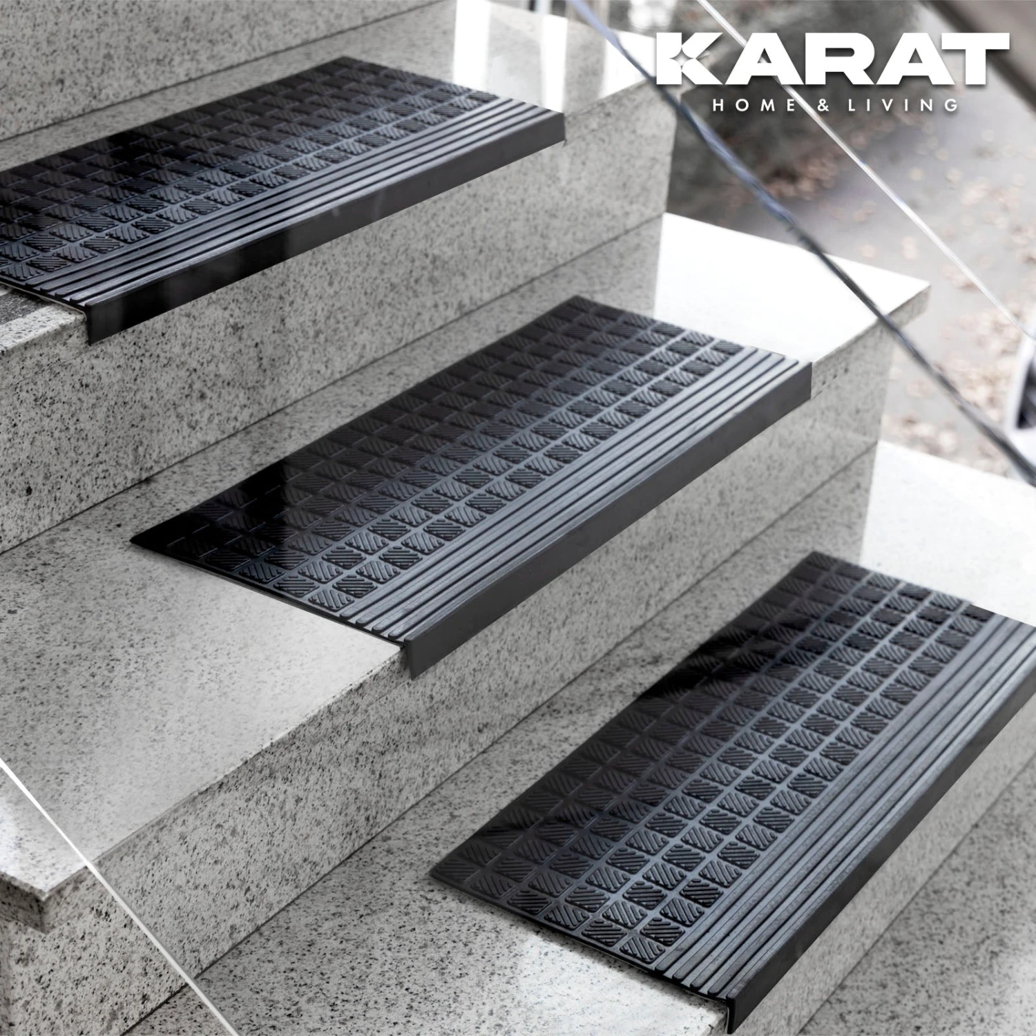 Gummi-Stufenmatten Für Außen | Diamond | 25 X 65 Cm 16 Gummi-Stufenmatten Für Außen | Diamond | 25 X 65 Cm – Bild 14
