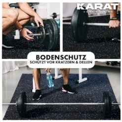 Gymnastikmatte Auf Maß | Bodenschutzmatte Für Fitnessgeräte | Schall- Und Stoßdämpfende Multifunktionsmatte In Vielen Farben -Floordirekt GymnastikmattefuerTrainingsgeraete 4