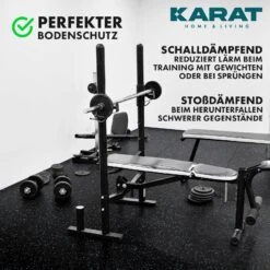 Gymnastikmatte Auf Maß | Bodenschutzmatte Für Fitnessgeräte | Schall- Und Stoßdämpfende Multifunktionsmatte In Vielen Farben -Floordirekt GymnastikmattefuerTrainingsgeraete 9