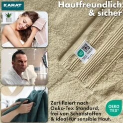 Handtuch-Set Bay | 8-teiliges Set Handtücher Aus 100% Baumwolle | 2 X Badetuch, 2 X Handtuch Und 4 X Seiftuch 32 Handtuch-Set Bay | 8-teiliges Set Handtücher Aus 100% Baumwolle | 2 X Badetuch, 2 X Handtuch Und 4 X Seiftuch -Floordirekt HandtuchBayvieleGroessenundFarbe 11 44c544b9 cdba 4264 b799 278038533820