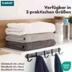 Handtuch-Set Bay | 8-teiliges Set Handtücher Aus 100% Baumwolle | 2 X Badetuch, 2 X Handtuch Und 4 X Seiftuch 39 Handtuch-Set Bay | 8-teiliges Set Handtücher Aus 100% Baumwolle | 2 X Badetuch, 2 X Handtuch Und 4 X Seiftuch -Floordirekt HandtuchBayvieleGroessenundFarbe 18 714d3c08 8891 43f7 b0ff c5e82f8ad39b