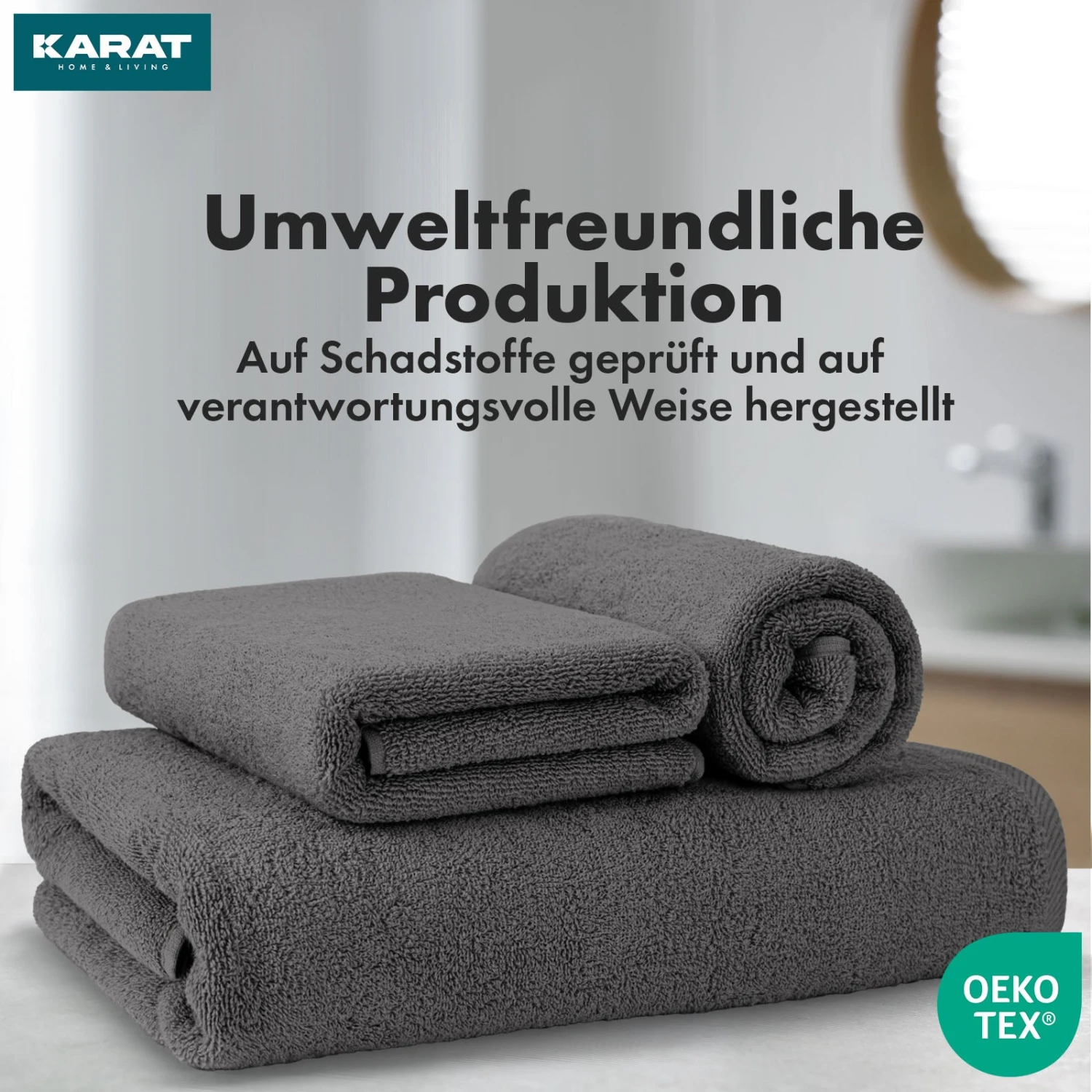 Handtuch-Set Bay | 8-teiliges Set Handtücher Aus 100% Baumwolle | 2 X Badetuch, 2 X Handtuch Und 4 X Seiftuch 7 Handtuch-Set Bay | 8-teiliges Set Handtücher Aus 100% Baumwolle | 2 X Badetuch, 2 X Handtuch Und 4 X Seiftuch – Bild 5