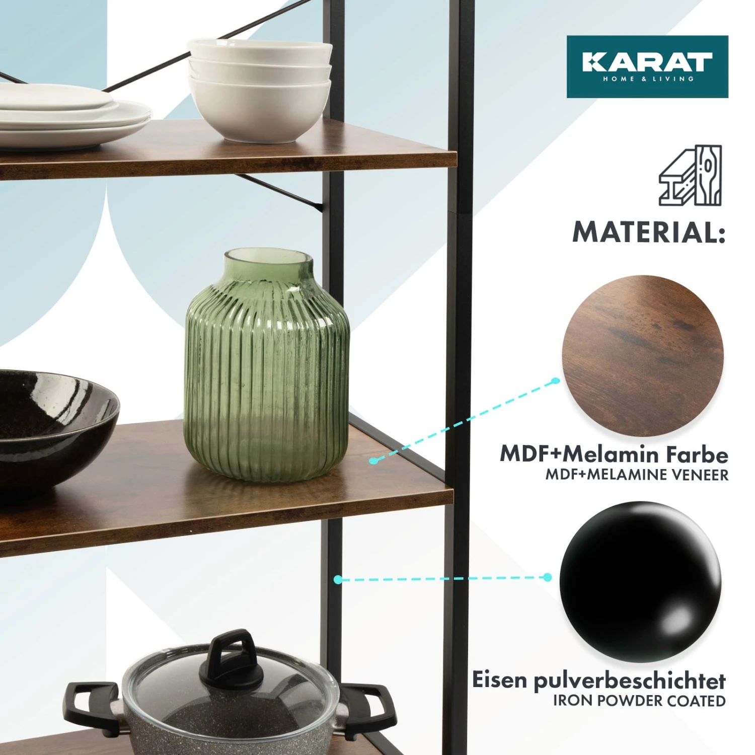 Regal Boston | Standregal | Vielseitig Einsetzbar | Mit 6 Ebenen | Verschiedene Größen 20 Regal Boston | Standregal | Vielseitig Einsetzbar | Mit 6 Ebenen | Verschiedene Größen – Bild 18