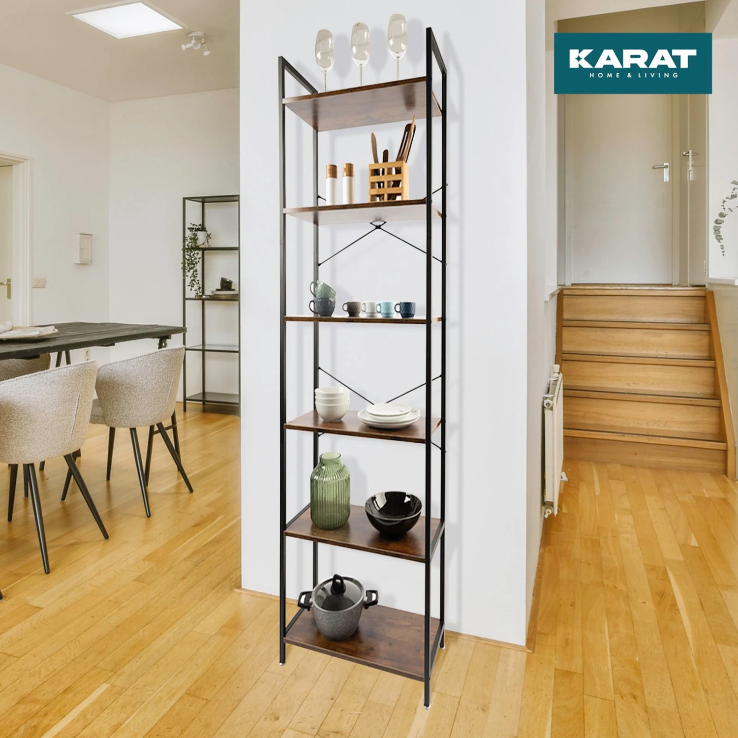 Regal Boston | Standregal | Vielseitig Einsetzbar | Mit 6 Ebenen | Verschiedene Größen 19 Regal Boston | Standregal | Vielseitig Einsetzbar | Mit 6 Ebenen | Verschiedene Größen – Bild 17