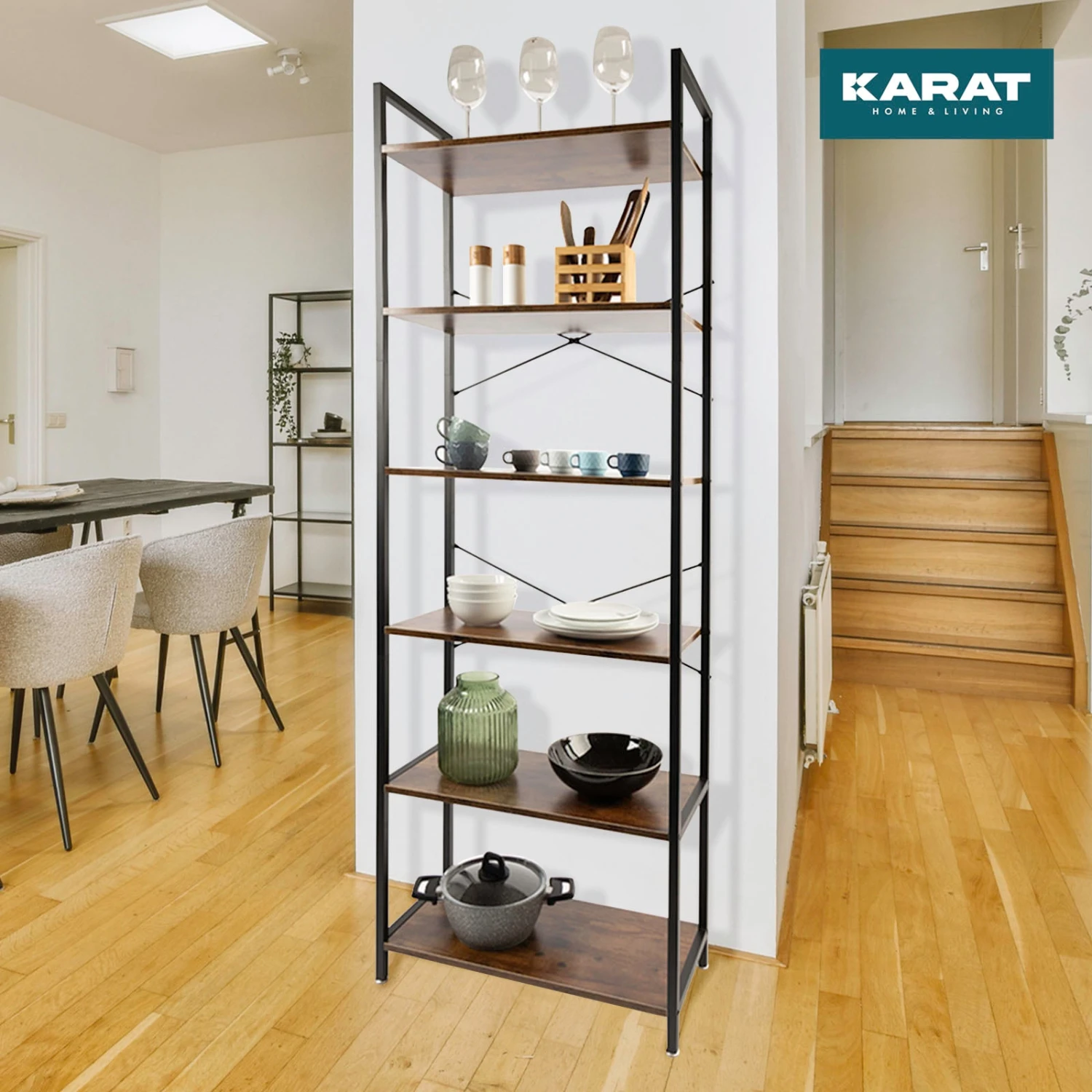 Regal Boston | Standregal | Vielseitig Einsetzbar | Mit 6 Ebenen | Verschiedene Größen 12 Regal Boston | Standregal | Vielseitig Einsetzbar | Mit 6 Ebenen | Verschiedene Größen – Bild 10