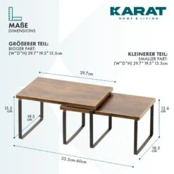 Küchenregal Jamie | Küchenorganizer | 2-teiliges Set | Verschiedene Farben -Floordirekt Jamie 2.Dimension woodmdf