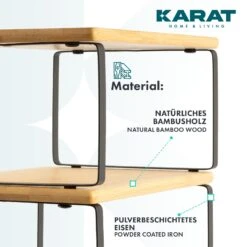 Küchenregal Jamie | Küchenorganizer | 2-teiliges Set | Verschiedene Farben -Floordirekt Jamie 3.Closeup black