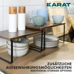 Küchenregal Jamie | Küchenorganizer | 2-teiliges Set | Verschiedene Farben -Floordirekt Jamie 7.Apply woodmdf