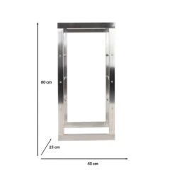 Kaminholzregal | Chios | 40 X 25 X 80 Cm 11 Kaminholzregal | Chios | 40 X 25 X 80 Cm -Floordirekt Kaminregal Chios PJJFR0022011