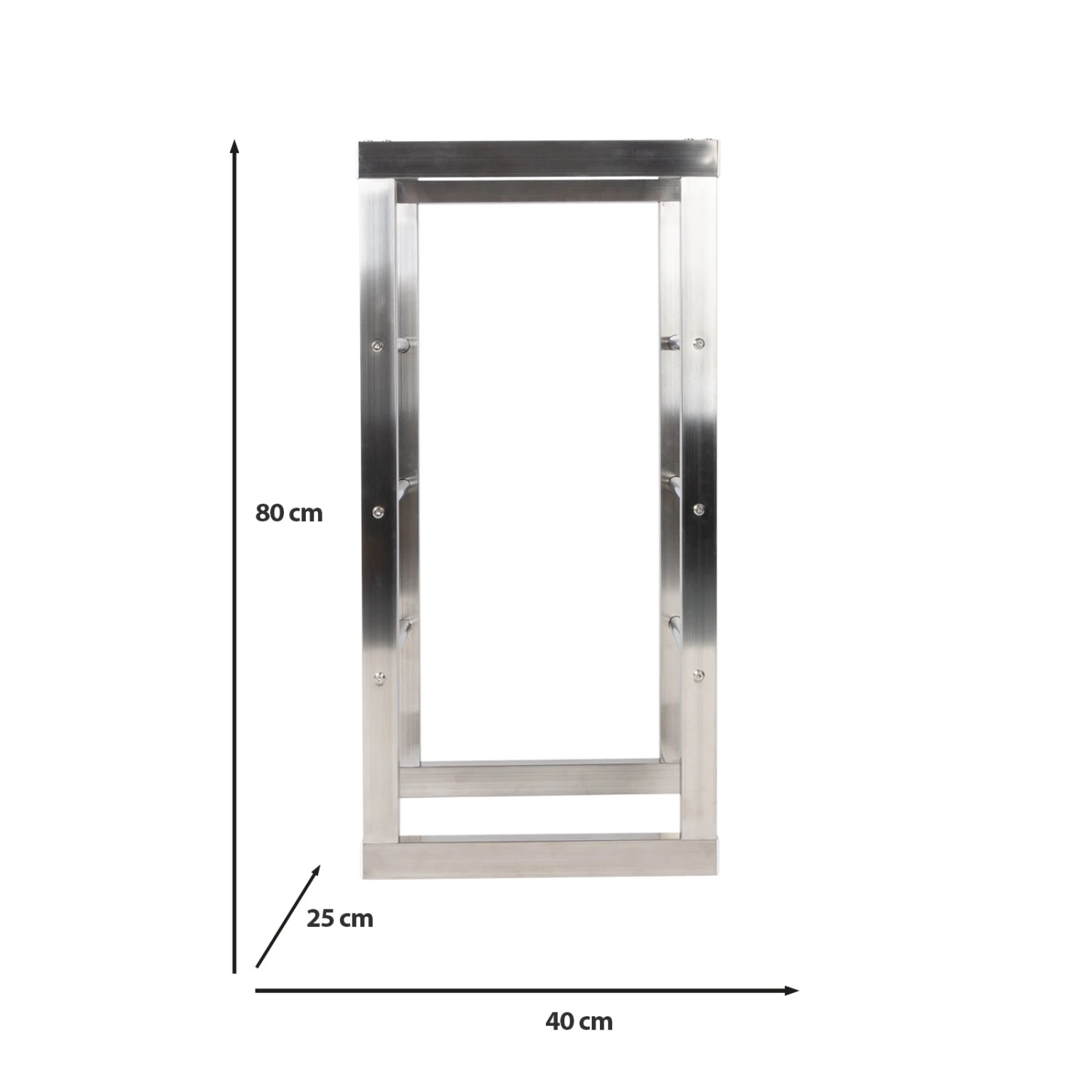 Kaminholzregal | Chios | 40 X 25 X 80 Cm 5 Kaminholzregal | Chios | 40 X 25 X 80 Cm – Bild 3