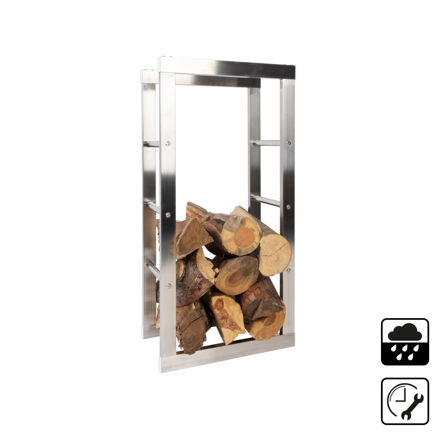 Kaminholzregal | Chios | 40 X 25 X 80 Cm 4 Kaminholzregal | Chios | 40 X 25 X 80 Cm – Bild 2