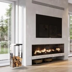 Kaminholzregal | Chios | 40 X 25 X 80 Cm 15 Kaminholzregal | Chios | 40 X 25 X 80 Cm -Floordirekt Kaminregal Chios PJJFR002201 kamin