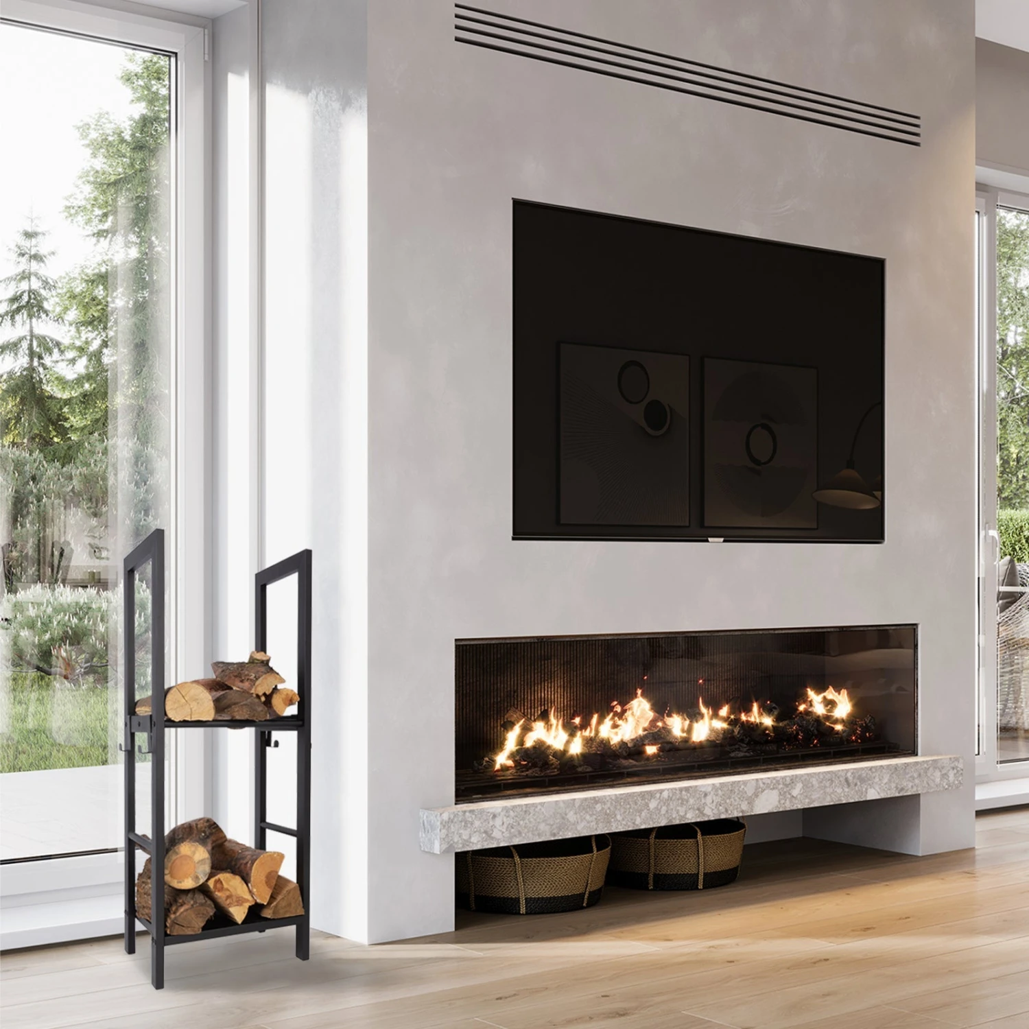 Kaminholzregal | Korfu | 40 X 30 X 100 Cm 9 Kaminholzregal | Korfu | 40 X 30 X 100 Cm – Bild 7