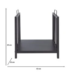 Kaminholzregal | Limnos | 43 X 33 X 45 Cm 11 Kaminholzregal | Limnos | 43 X 33 X 45 Cm -Floordirekt Kaminregal Limnos PJJFR00201