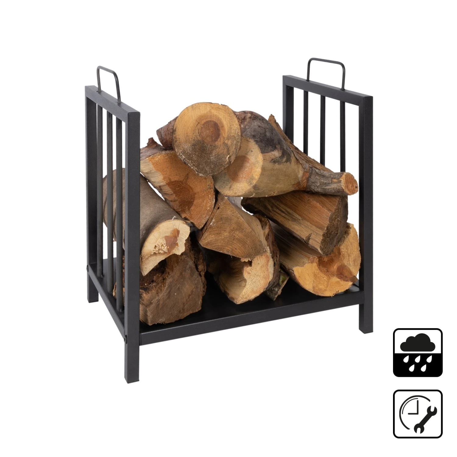 Kaminholzregal | Limnos | 43 X 33 X 45 Cm 4 Kaminholzregal | Limnos | 43 X 33 X 45 Cm – Bild 2