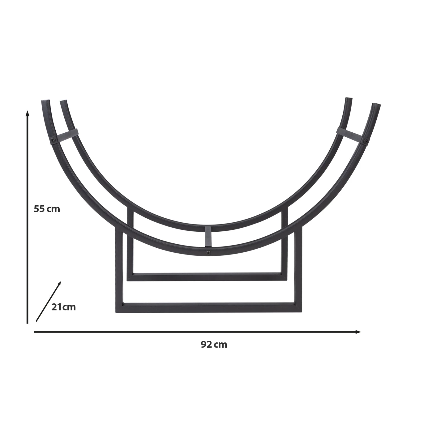 Kaminholzregal | Santorini | 92 X 21 X 55 Cm 5 Kaminholzregal | Santorini | 92 X 21 X 55 Cm – Bild 3