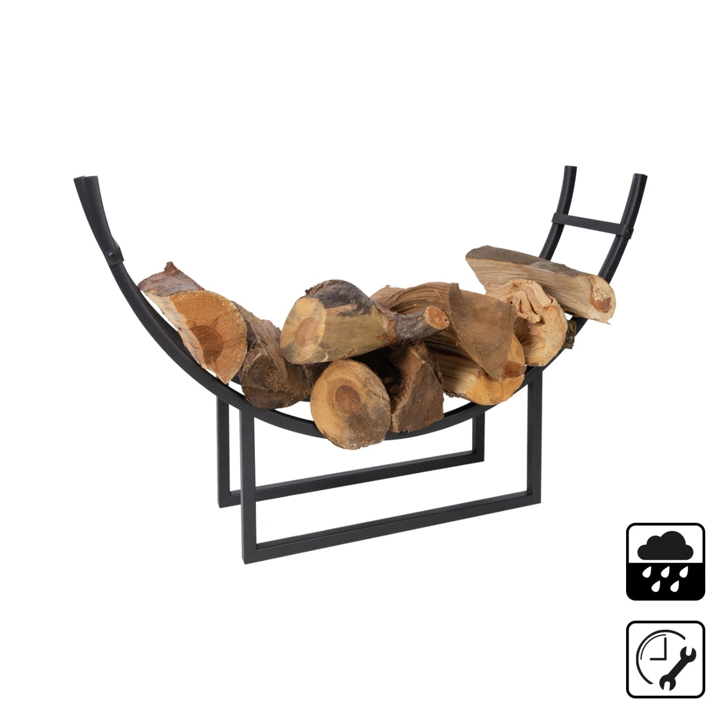 Kaminholzregal | Santorini | 92 X 21 X 55 Cm 4 Kaminholzregal | Santorini | 92 X 21 X 55 Cm – Bild 2