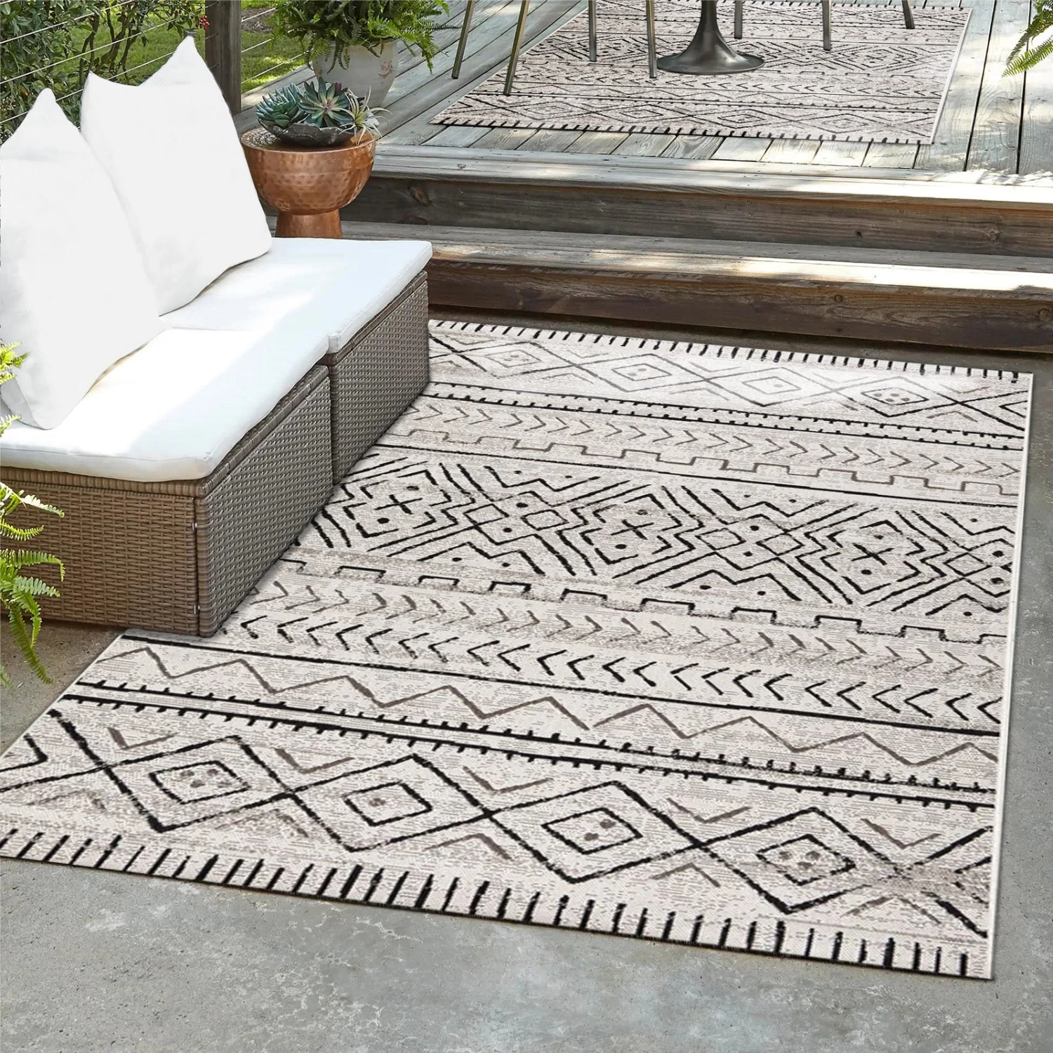 Karat Outdoorteppich | Aztec | 2 Farben 15 Karat Outdoorteppich | Aztec | 2 Farben – Bild 13
