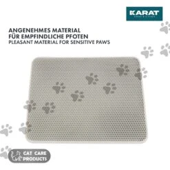 Katzenstreumatte Charly | Doppelschichtiges Waben-Design | Abwaschbar | Rutschfest | Verschiedene Farben 36 Katzenstreumatte Charly | Doppelschichtiges Waben-Design | Abwaschbar | Rutschfest | Verschiedene Farben -Floordirekt KatzenstreumatteCharly 7.Softbedding gray