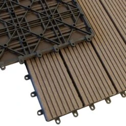 Klickfliesen | WPC-Terrassendielen | Royal | Dunkelbraun | 30 X 60 Cm 14 Klickfliesen | WPC-Terrassendielen | Royal | Dunkelbraun | 30 X 60 Cm -Floordirekt Klickfliesen WPC Royal Dunkelbraun 30x60cm 04