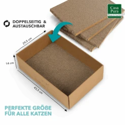 Katzenkratzbox Tiger | Karton Mit 5 Kratzbrettern | Krallenpflege Für Tiere | 43,5 X 29,5 X 14 Cm 12 Katzenkratzbox Tiger | Karton Mit 5 Kratzbrettern | Krallenpflege Für Tiere | 43,5 X 29,5 X 14 Cm -Floordirekt Kratzbrett fuer Katzen Artboard 3 6a2da4f0 f455 4da7 ae02 1ba198211628