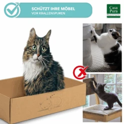 Katzenkratzbox Tiger | Karton Mit 5 Kratzbrettern | Krallenpflege Für Tiere | 43,5 X 29,5 X 14 Cm 15 Katzenkratzbox Tiger | Karton Mit 5 Kratzbrettern | Krallenpflege Für Tiere | 43,5 X 29,5 X 14 Cm -Floordirekt Kratzbrett fuer Katzen Artboard 5