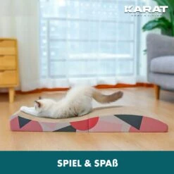 Kratzpappe Für Katzen | Kratzmöbel Aus Qualitäts-Pappe | Kratzbrett In Drei Ausführungen -Floordirekt KratzpappefuerKatzen 12