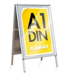 Kundenstopper | Beidseitig Für 2 Plakate | Stabil Und Witterungsbeständig | Format: A1