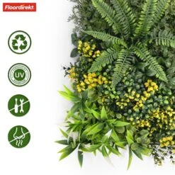 Pflanzenwand | Multielements | Vielseitige Und Pflegeleichte Grünoase Für Ihre Raumgestaltung | 50 X 50 Cm 10 Pflanzenwand | Multielements | Vielseitige Und Pflegeleichte Grünoase Für Ihre Raumgestaltung | 50 X 50 Cm -Floordirekt KunstPflanzen 2.Multielement