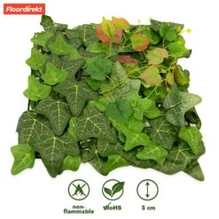 Pflanzenwand | Ivy | Langlebige Kunstpflanze Mit Efeu-Blättern Für Moderne Raumgestaltung | 33 X 33 Cm 11 Pflanzenwand | Ivy | Langlebige Kunstpflanze Mit Efeu-Blättern Für Moderne Raumgestaltung | 33 X 33 Cm -Floordirekt KunstPflanzen 3.Ivymix