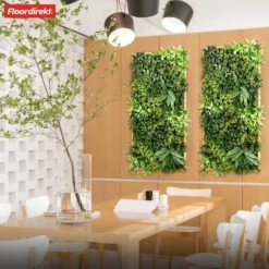 Pflanzenwand | Multielements | Vielseitige Und Pflegeleichte Grünoase Für Ihre Raumgestaltung | 50 X 50 Cm 14 Pflanzenwand | Multielements | Vielseitige Und Pflegeleichte Grünoase Für Ihre Raumgestaltung | 50 X 50 Cm -Floordirekt KunstPflanzen 6.Multielement