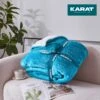 Kuscheldecke Glory | Flauschige Wohndecke | Doppelseitig | Aus Flanell Und Sherpa | Verschiedene Größen Und Farben 1 Kuscheldecke Glory | Flauschige Wohndecke | Doppelseitig | Aus Flanell Und Sherpa | Verschiedene Größen Und Farben -Floordirekt Kuscheldecke Skyblue mainimage doublelayer