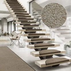 Velours-Stufenmatte Sinfonie | Halbrund Oder Eckig | Pflegeleichter Treppenschoner 13 Velours-Stufenmatte Sinfonie | Halbrund Oder Eckig | Pflegeleichter Treppenschoner -Floordirekt Laeufer Sinfonie Hellbraun Home 6b5c7cd4 0ffb 4c96 949b 4e4498a476e4