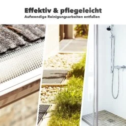 Lichtschachtabdeckung | Schutzgitter Für Kellerschächte | Zuschneidbar | 120 X 60 Cm 16 Lichtschachtabdeckung | Schutzgitter Für Kellerschächte | Zuschneidbar | 120 X 60 Cm -Floordirekt Lichtschachtgitter GutterMesh Schachtgitter Alu 07