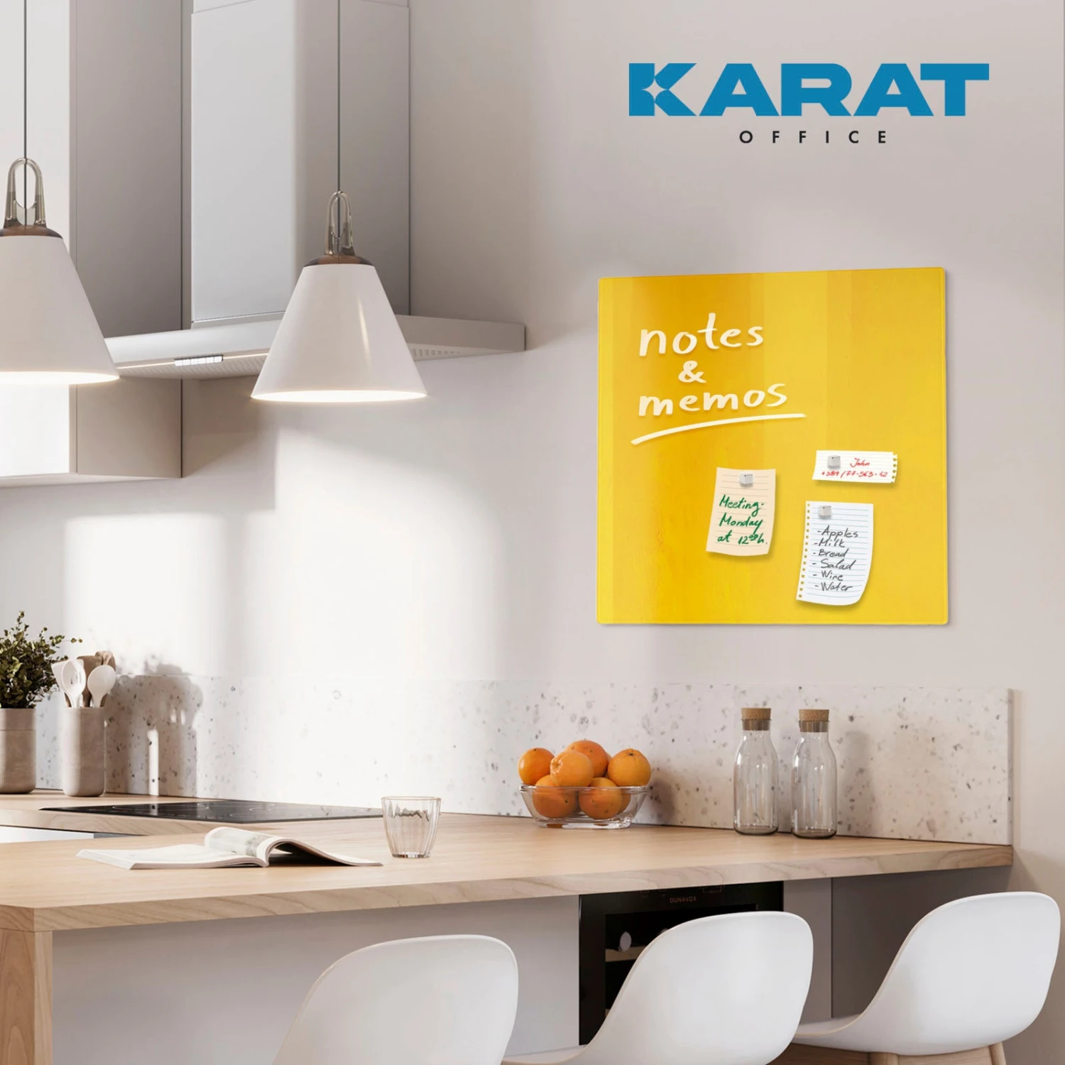 Design-Glas-Memoboard | Print | Mit Magneten & Montagematerial | In 2 Farben 13 Design-Glas-Memoboard | Print | Mit Magneten & Montagematerial | In 2 Farben – Bild 11