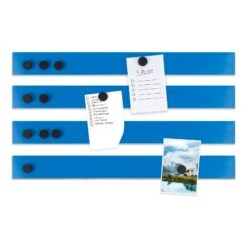 4er-Set Magnetleisten | Selbstklebend | Individuell Einsetzbar 25 4er-Set Magnetleisten | Selbstklebend | Individuell Einsetzbar -Floordirekt Magnetleisten Blau 03