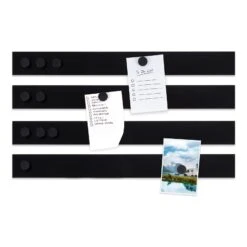 4er-Set Magnetleisten | Selbstklebend | Individuell Einsetzbar 37 4er-Set Magnetleisten | Selbstklebend | Individuell Einsetzbar -Floordirekt Magnetleisten Schwarz 03