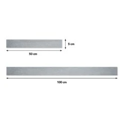 4er-Set Magnetleisten | Selbstklebend | Individuell Einsetzbar 40 4er-Set Magnetleisten | Selbstklebend | Individuell Einsetzbar -Floordirekt Magnetleisten Silber 02