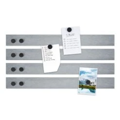 4er-Set Magnetleisten | Selbstklebend | Individuell Einsetzbar 41 4er-Set Magnetleisten | Selbstklebend | Individuell Einsetzbar -Floordirekt Magnetleisten Silber 03