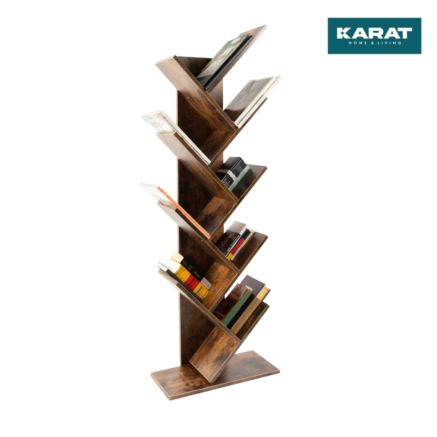 Bücherregal Alexandria | Standregal | Mit 8 Fächern | Verschiedene Farben 4 Bücherregal Alexandria | Standregal | Mit 8 Fächern | Verschiedene Farben – Bild 2