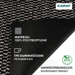 Schmutzfangmatte Melange | Türvorleger Für Innen Und Außen | Pflegeleicht | Rutschhemmend 33 Schmutzfangmatte Melange | Türvorleger Für Innen Und Außen | Pflegeleicht | Rutschhemmend -Floordirekt Melangedoormat mainboard3.MaterialWhiteMelange