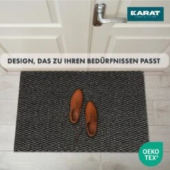 Schmutzfangmatte Melange | Türvorleger Für Innen Und Außen | Pflegeleicht | Rutschhemmend 25 Schmutzfangmatte Melange | Türvorleger Für Innen Und Außen | Pflegeleicht | Rutschhemmend -Floordirekt Melangedoormat mainboard6.LyfestyleGrayMelange