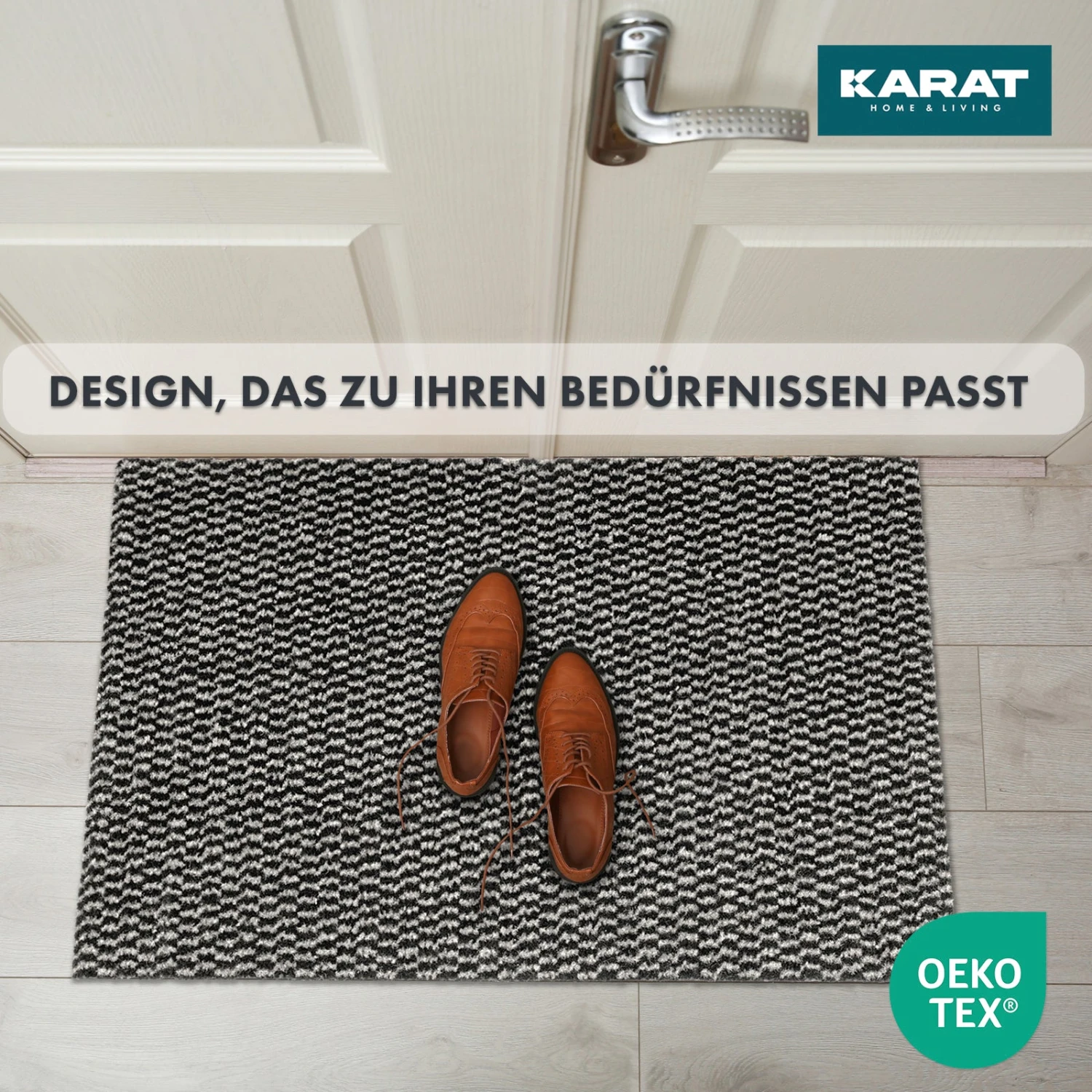 Schmutzfangmatte Melange | Türvorleger Für Innen Und Außen | Pflegeleicht | Rutschhemmend 13 Schmutzfangmatte Melange | Türvorleger Für Innen Und Außen | Pflegeleicht | Rutschhemmend – Bild 11