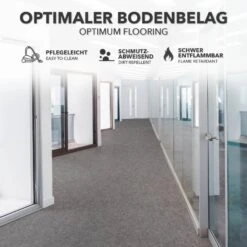 Event- Und Messeteppich Auf Maß | Turbo | Pflegeleichter Gangläufer | Für Messe, Events, Schule & Büro 35 Event- Und Messeteppich Auf Maß | Turbo | Pflegeleichter Gangläufer | Für Messe, Events, Schule & Büro -Floordirekt Messeteppich Turbo 2071Iron Grau 06