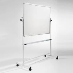 Whiteboard Speziallackiert | Mobil & Drehbar | Freistehend 16 Whiteboard Speziallackiert | Mobil & Drehbar | Freistehend -Floordirekt Mobiles Whitebord 01