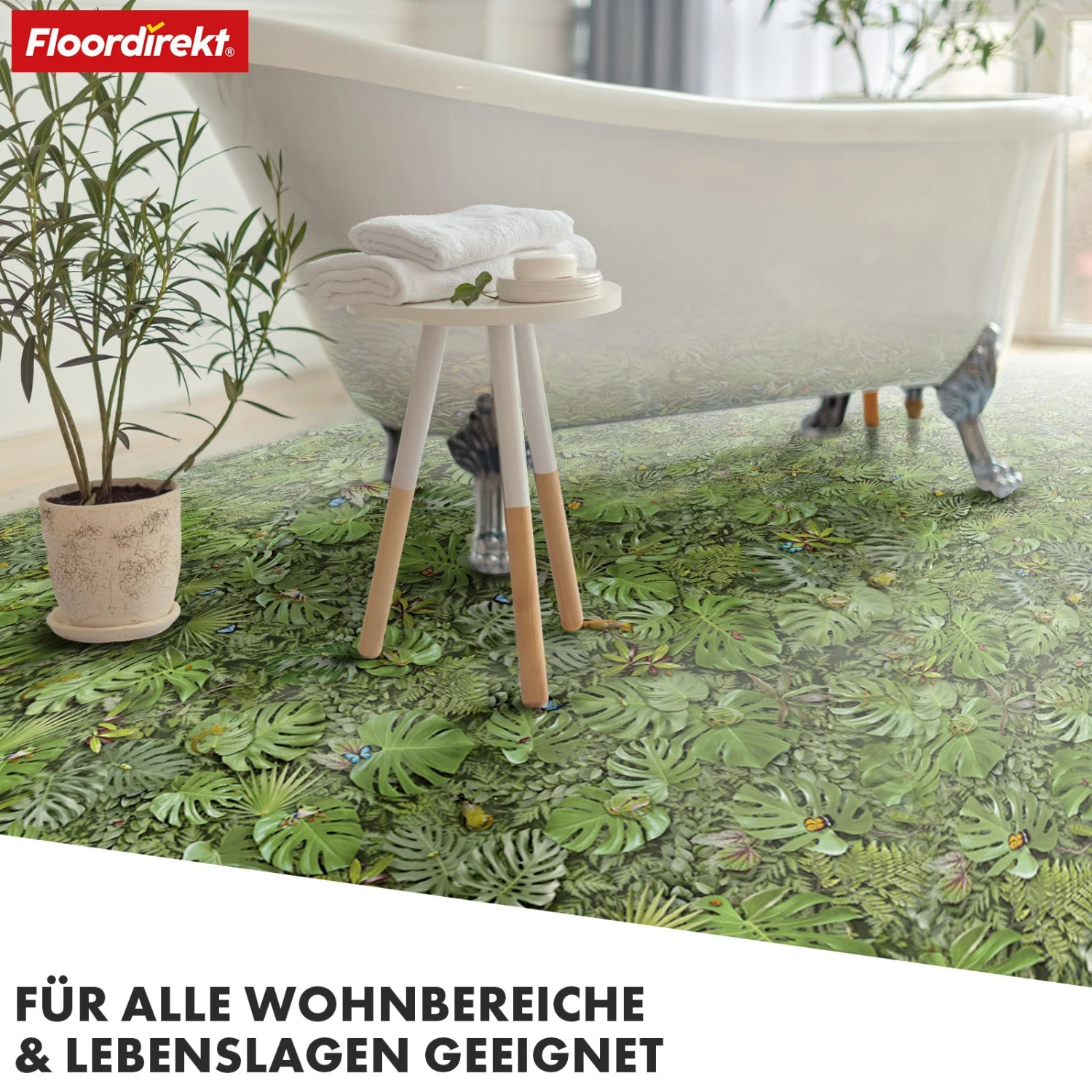 3D CV-Belag | Eldorado | Tropisches Tier- Und Pflanzenmuster Für Stilvolle Räume 7 3D CV-Belag | Eldorado | Tropisches Tier- Und Pflanzenmuster Für Stilvolle Räume – Bild 5