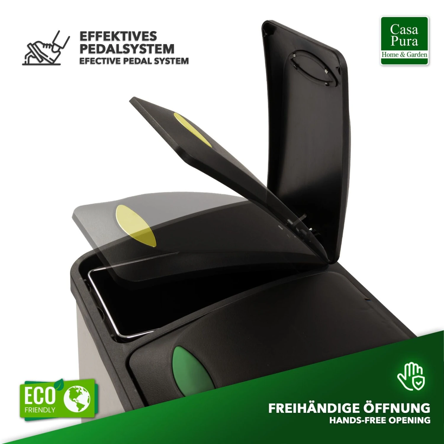 Mülleimer Brandon | Trennsystem | Mit 2 Oder 3 Kammern 15 Mülleimer Brandon | Trennsystem | Mit 2 Oder 3 Kammern – Bild 13